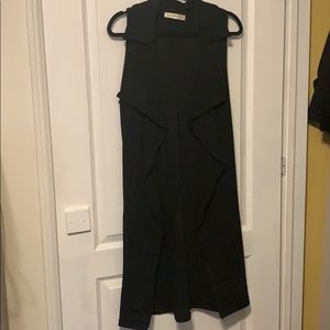 Sleeveless black vest